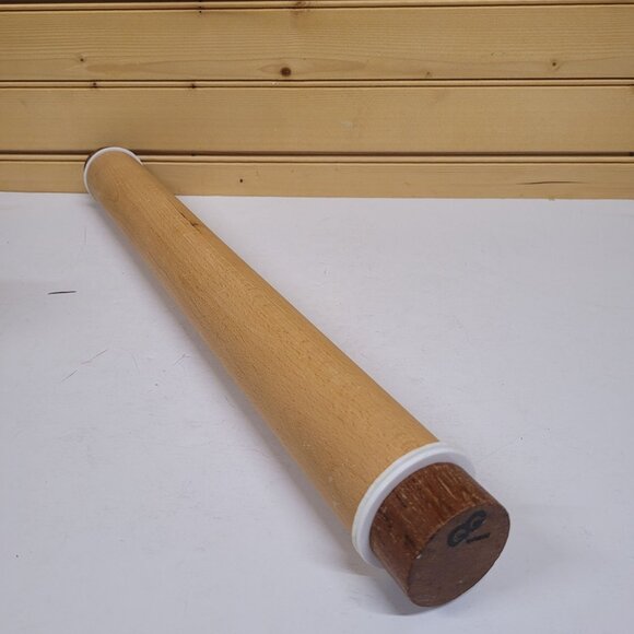 Galloping Gourmet Rolling Pin 1970s Denmark Adjustable Wood 20'' Used - Picture 2 of 7